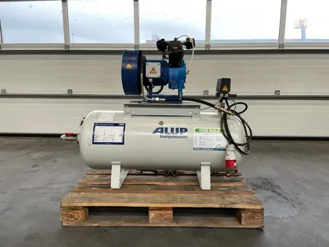 Alup 2.2 kW 240 L / min 10 Bar Elektrische Zuigercompressor op ketel