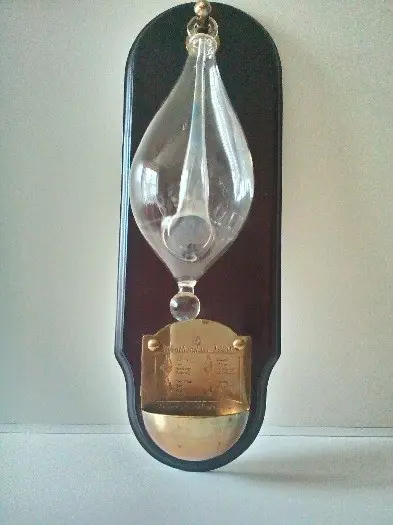 Donderglas op luxe plank