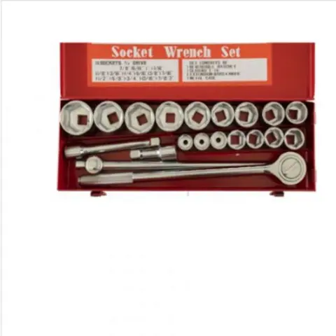 Doppendoos 3/4" 21-delig inch maten