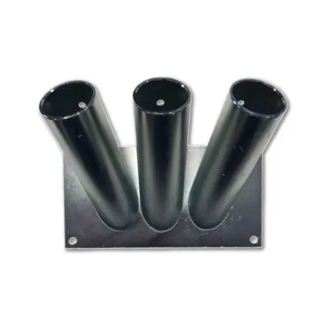 Vlaggenstokhouder 30 mm drieling (t.b.v. 3 vlaggenstokken)