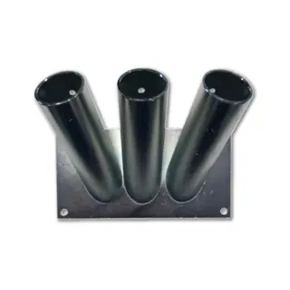 Vlaggenstokhouder 30 mm drieling (t.b.v. 3 vlaggenstokken)