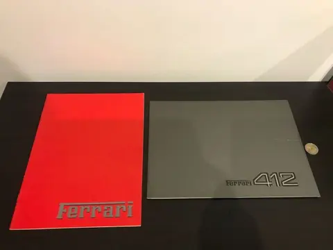 Documentatie - Ferrari général sale brochure 505/88 + 412