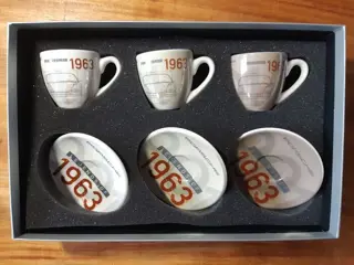 Decoratief object - Espresso kopjes 50 jaar 911 - Porsche -