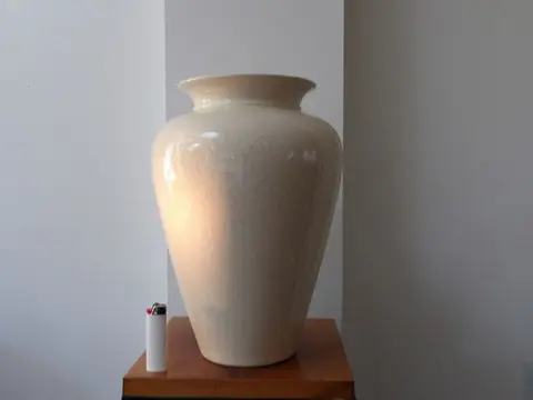 D.Deres - Grote Craquele Vaas