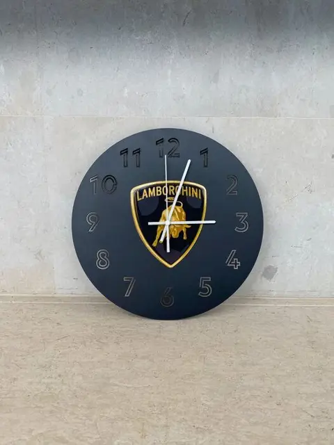 Decoratief object - Lamborghini Themed Wall Clock - PK