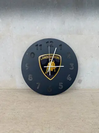 Decoratief object - Lamborghini Themed Wall Clock - PK