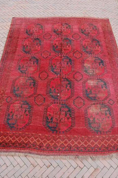 Antiek tribaal Ersari Turkoman - room carpet - 320 cm - 245