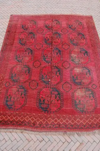 Antiek tribaal Ersari Turkoman - room carpet - 320 cm - 245