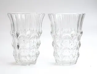 Charles Graffart - Val Saint Lambert, Luxval - koppel vazen