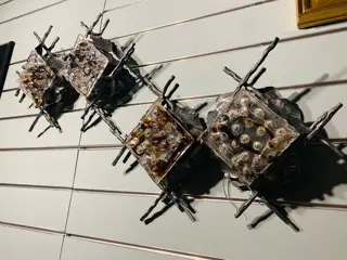 Albano Poli - Poliarte - Muurlamp (2) - brutalist