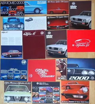Brochures/catalogi - Diverse - Alfa Romeo - 1960-1970