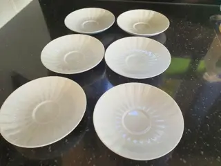 Wedgwood - 6 Fluted Schoteltjes Night and Day Wedgwood -