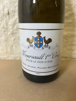 2017 Meursault 1° Cru "Sous Le Dos D’Ane" - Domaine