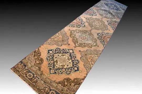 Extra long vintage Ousak - Loper - 400 cm - 90 cm