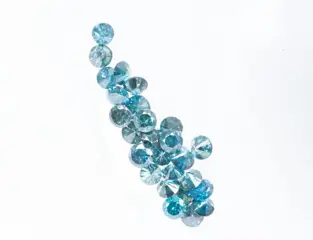 26 pcs Diamanten - 5.13 ct - Fancy Deep Blue to Bluish