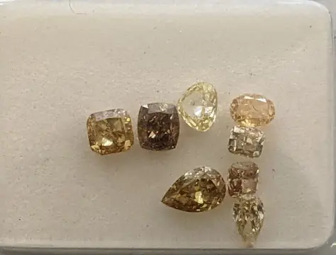 8 pcs Diamanten - 1.05 ct - Meng vormen - VS1, No Reserve