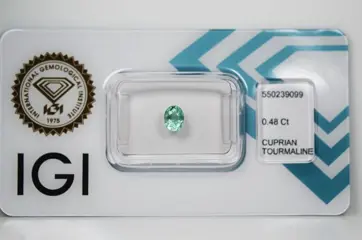 Groen Paraïba - 0.48 ct