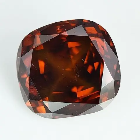 Diamant - 1.36 ct - Cushion - Kleurbehandeld, Fancy Deep