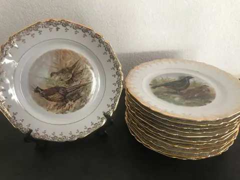 Limoges - Bord(en) (12) - Porselein