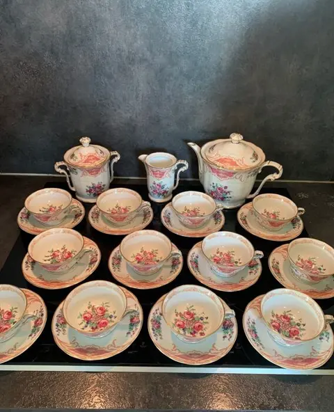 Bernardaud &amp; Co. Limoges - Koffieservies voor 12 (27) -