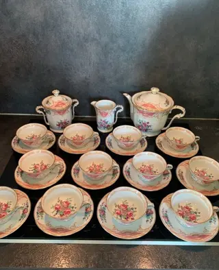 Bernardaud &amp; Co. Limoges - Koffieservies voor 12 (27) -