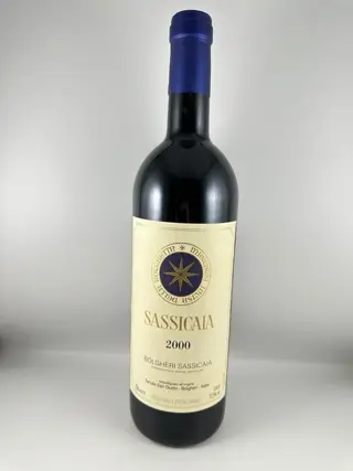 2000 Tenuta San Guido, Sassicaia - Super Tuscans - 1 Fles (0,75 liter)