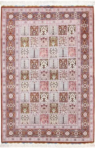 Ghom Seide Signiert - Tapijt - 146 cm - 100 cm