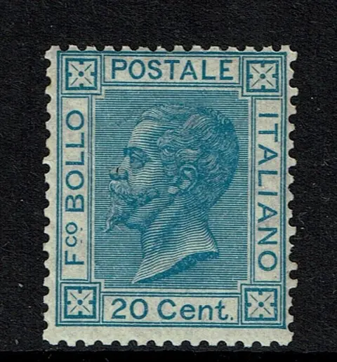 Koninkrijk Italië 1867 - 20 cents, Turin, MNH - Sassone T 26