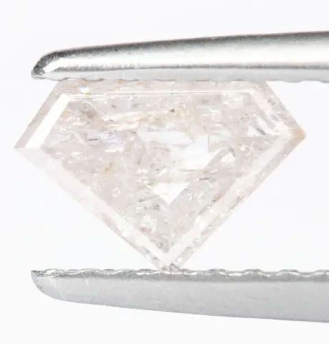 Diamant - 0.53 ct - Natural Fancy Light Purplish Pink - I3