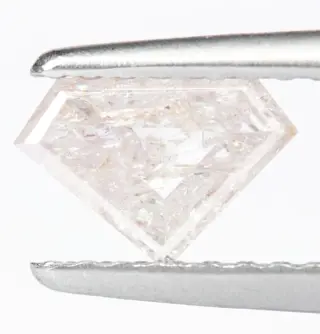Diamant - 0.53 ct - Natural Fancy Light Purplish Pink - I3