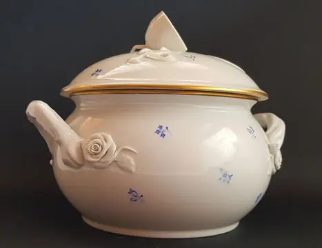 Herend - Groot - 3,6 liter - Soepterrine gedecoreerd met