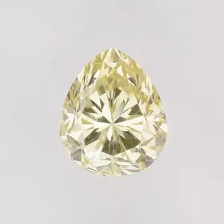 Diamant - 0.29 ct - Briljant, Peer - U-V - fancy light