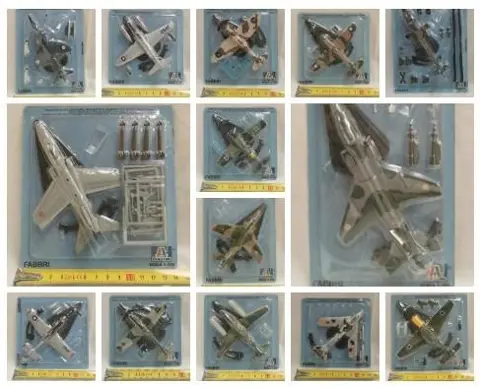 Fabbri Italeri - Lot van 14 militaire vliegtuigen -