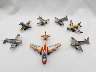 Meerdere merken - 7 blikken vliegtuigen , o.a. BOAC en USAF