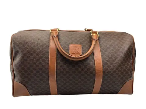 Céline - Unisex Brown Leather Boston - Reistas