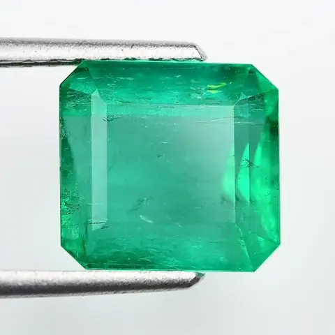 1 pcs Groen Smaragd - 4.59 ct