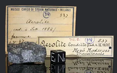 Historische meteoriet van Mezö-Madaras Plak - 4.55 g - (1)