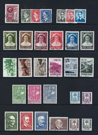 België 1953/1955 - 3 Volledige jaargangen - OBP/COB 908/85