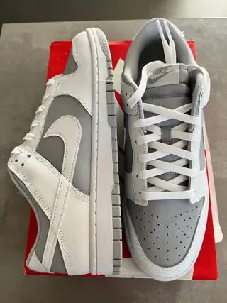 Nike - dunk low wolf white grey neu - Sneakers - Maat:
