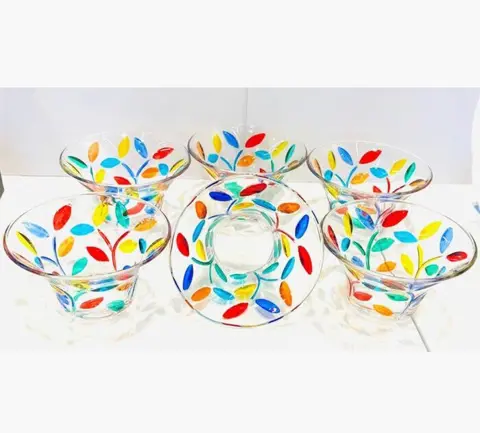 Vetromania - Vetreria Zecchin - IJsbekers (6) - Glas