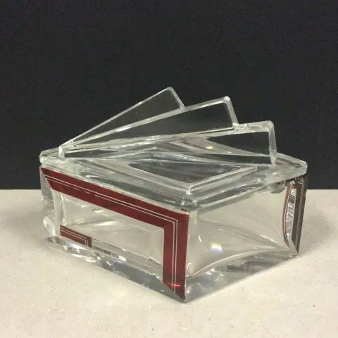 Art Deco kristallen snuisterijdoosje