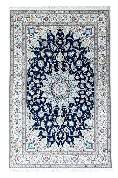 Nain 6 La Habibian signiert - Zeer fijn tapijt met veel