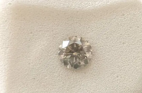 Diamant - 0.56 ct - Rond - Light Gray - SI2, No Reserve