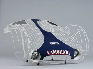 Decoratief object - Birdcage Camoradi - Maserati - Na 2000