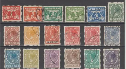 Nederland 1925 - Tweezijdige roltanding - NVPH R1/R18
