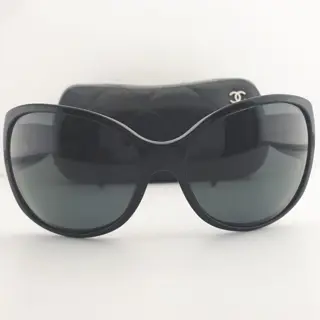 Chanel - Cat Eye Black with Swarovski Crystals - Zonnebril