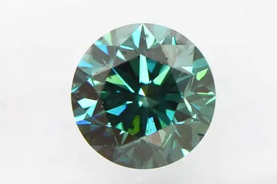 1 pcs Diamant - 1.03 ct - Rond - Color Enhanced - fancy