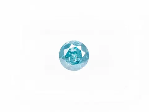Diamant - 0.94 ct - Fancy Greenish Blue Colour Treated - I3