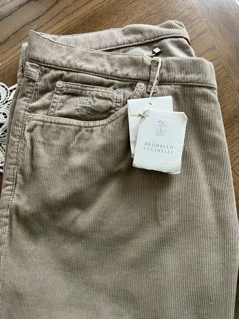 Brunello Cucinelli - NEW - Made in Italy - VELVET - Cotton