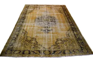 Modern yellow Vintage - Vloerkleed - 265 cm - 190 cm